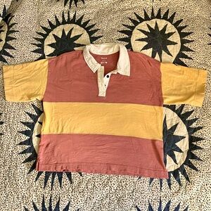 Madewell Striped Polo T-shirt